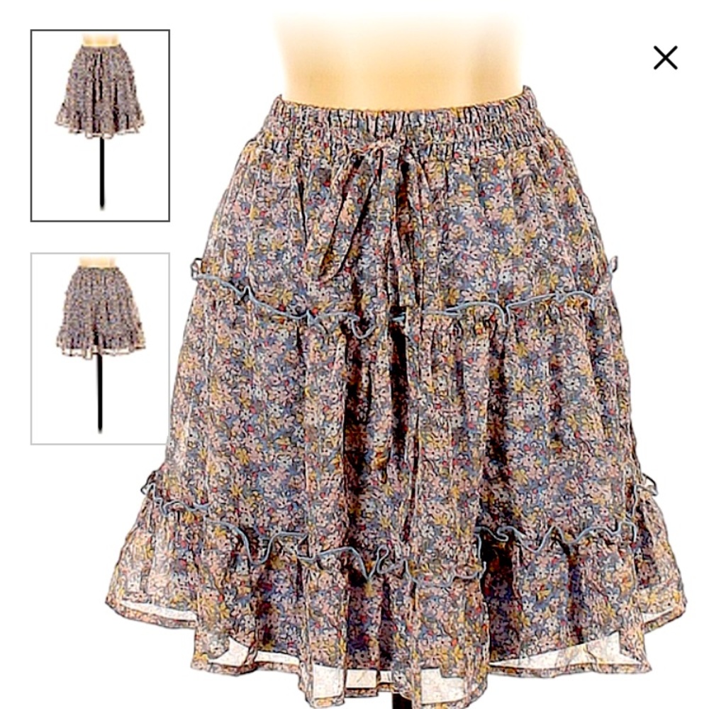 Floral Blue skirt